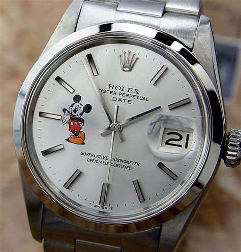 rolex mickey mouse|rolex disney mickey mouse watch.